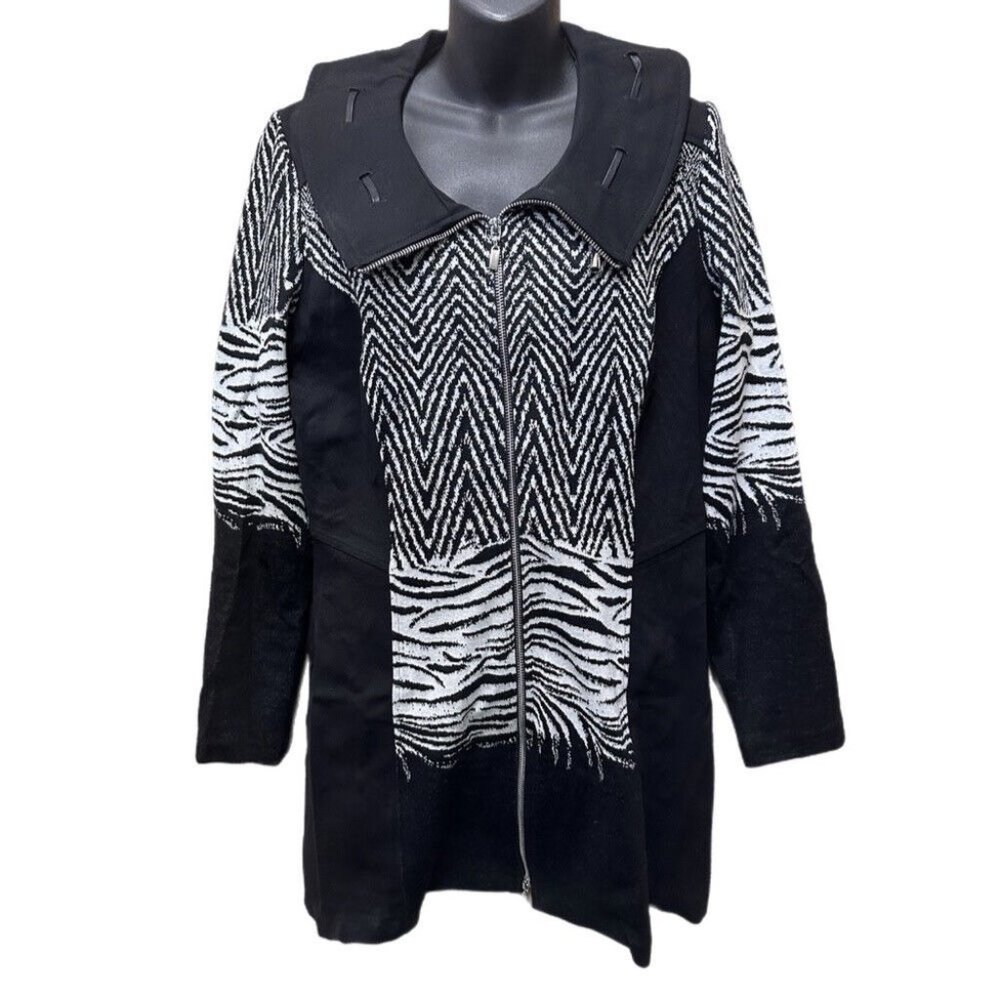 Frank Lyman Design print jacket coat SIZE 14